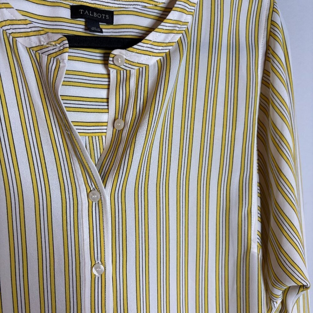 🔆 Talbots Simple Stripe Soft Shirt - Picture 3 of 6